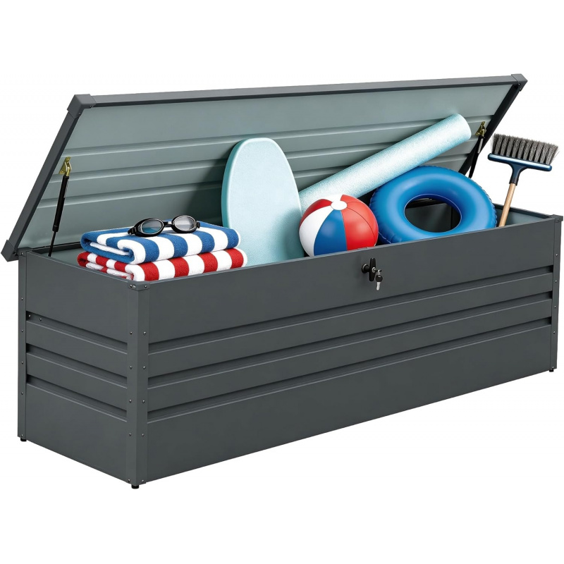 Garden Storage Box - 2026 New：260 Waterproof Outdoor Storage Box,
