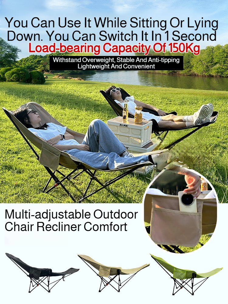 Outdoor Furniture Cheap - Portable Folding Recliner Beach Chair Leg