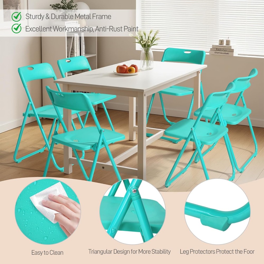 Outdoor Furniture In Store - 10 Pcs Folding Chair, 300LBS Lightweight