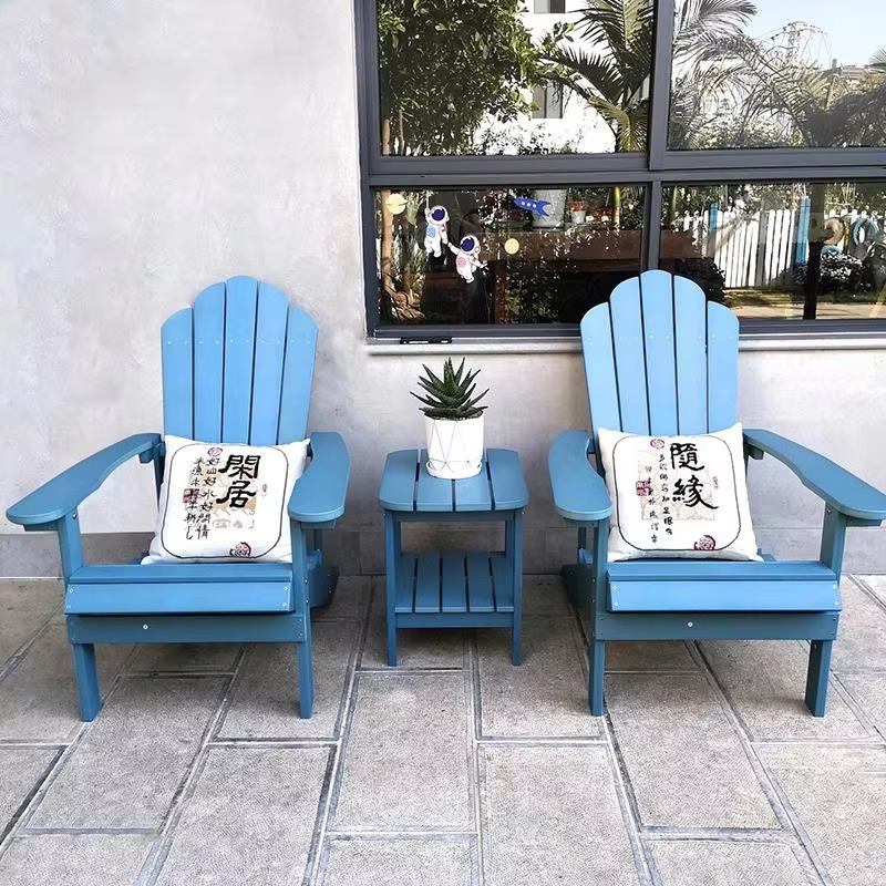 Outdoor Furniture And Fire Pit - Modern Adirondack Folding Chair and Table