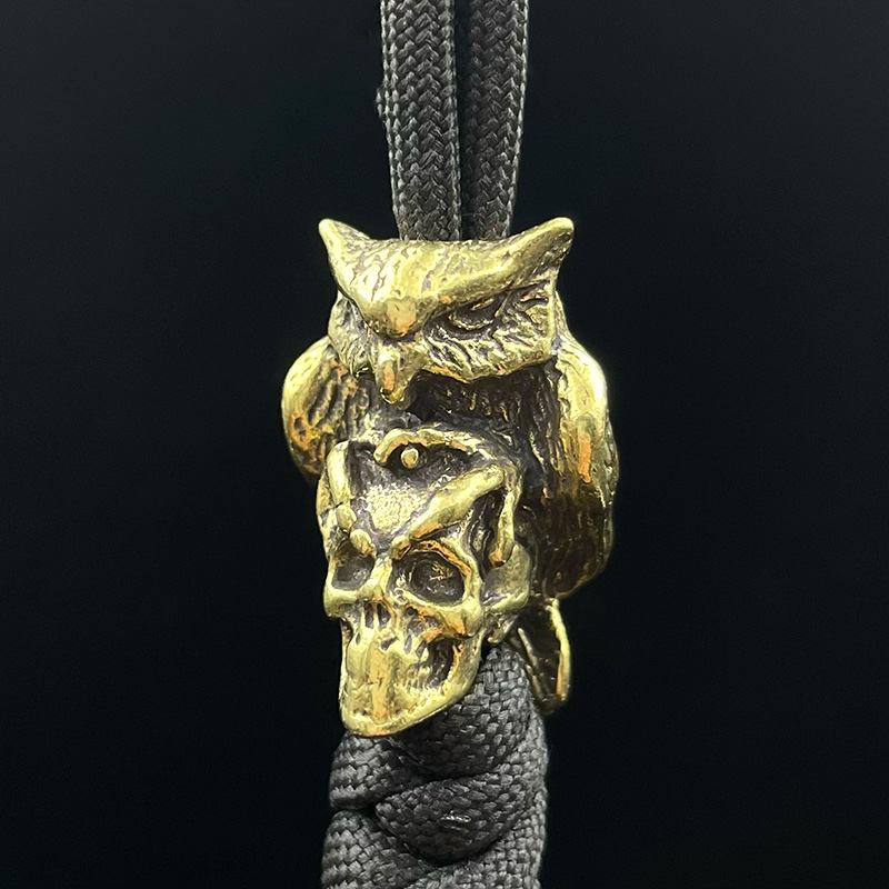 Outdoor Furniture Diy - Brass Owl Skull Head White EDC