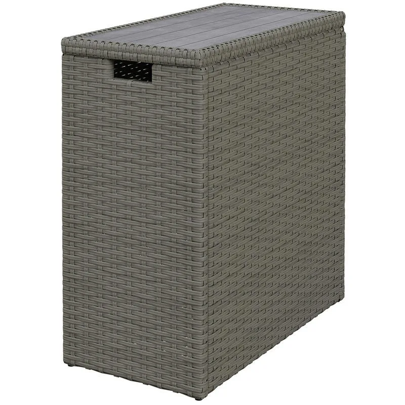 Garden Storage Box - Garden Storage Box Made of Polyrattan,