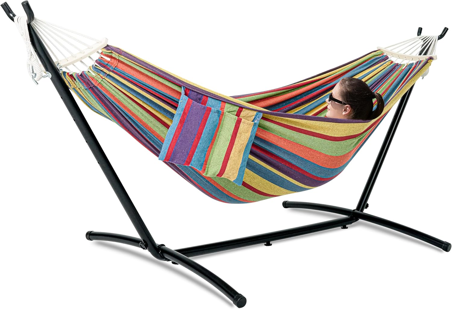 Hammock With Stand - Double Hammock with Stand for Outside,