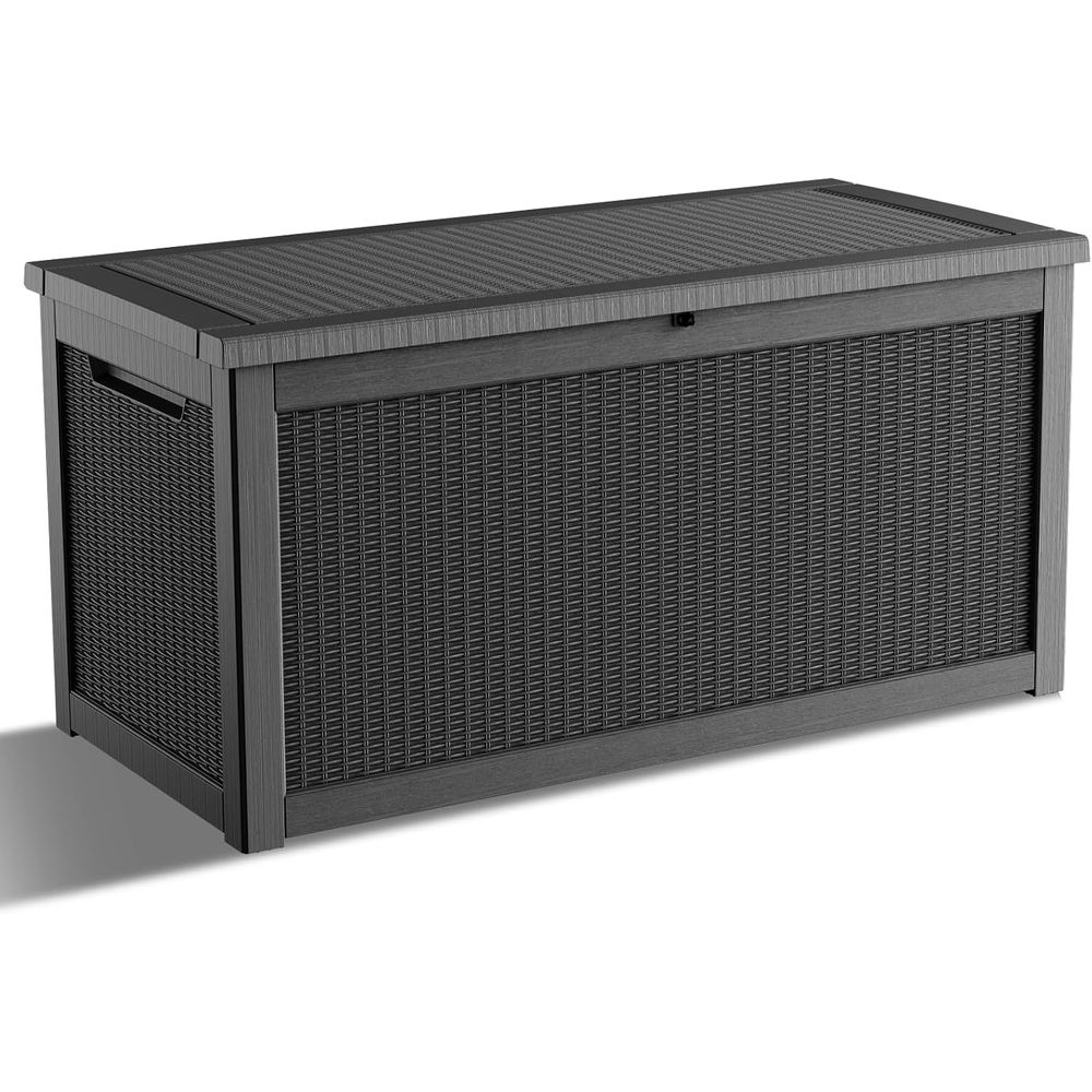 Garden Storage Box - UV-Resistant 320 Gallon Outdoor Storage Box