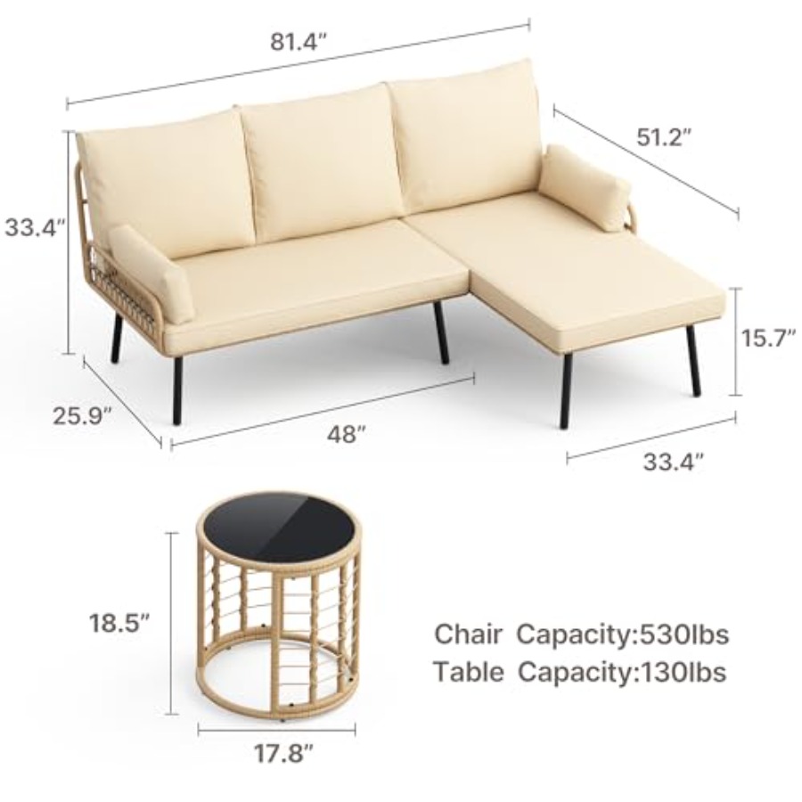 3-Piece Outdoor Patio Furnitur - Outdoor Furniture On Sale review and price