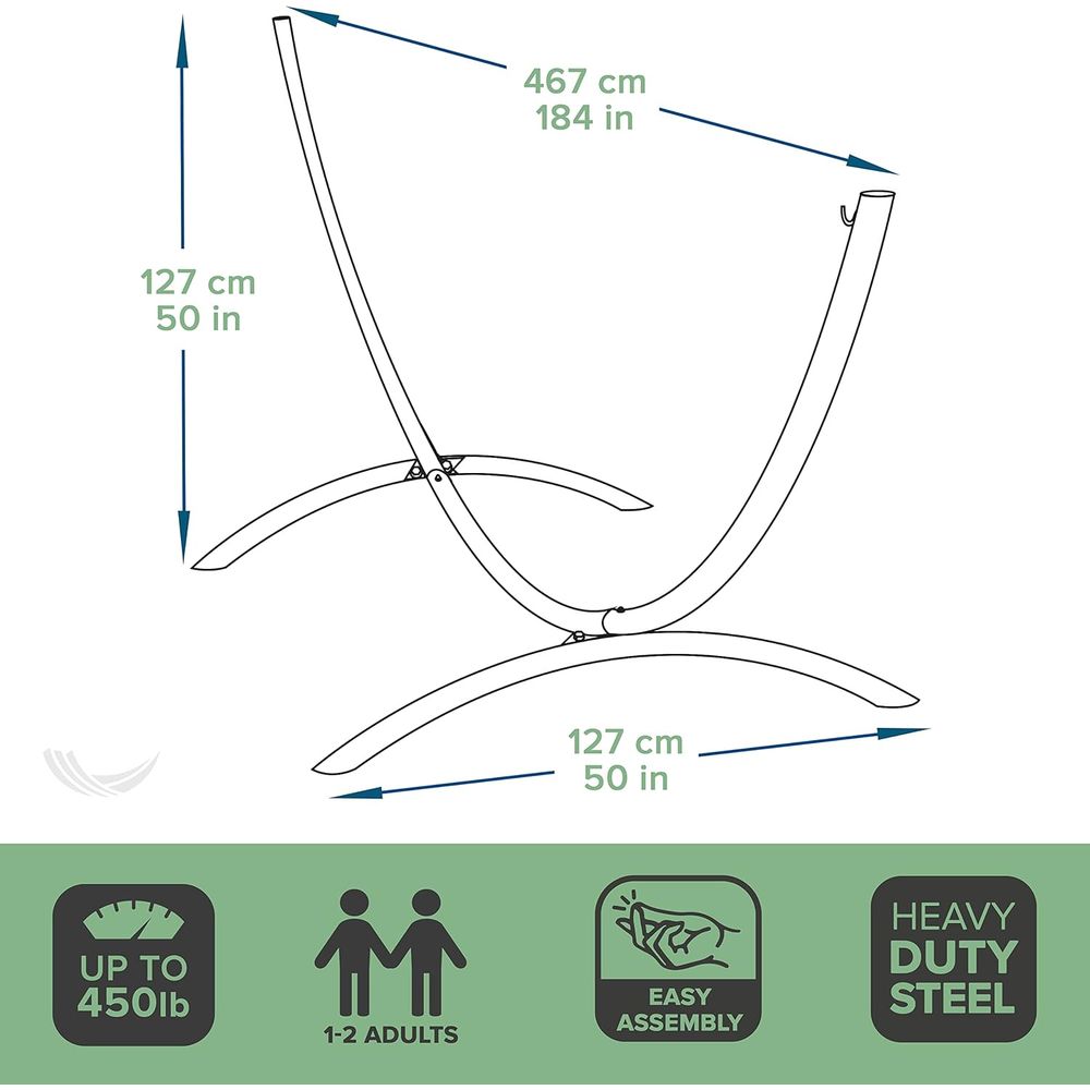 15-Foot Arc Hammock Stand - Hammock With Stand review and price