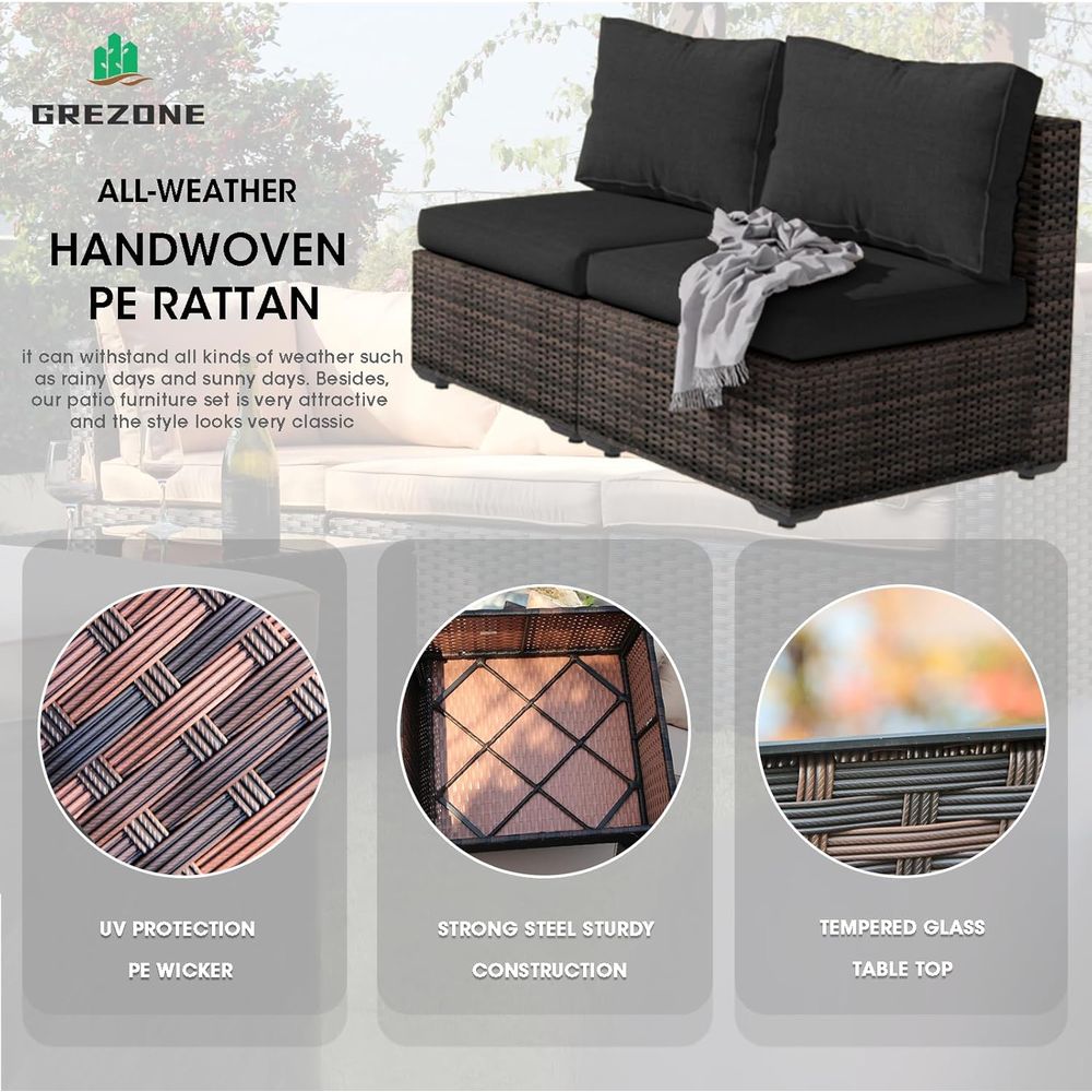 13-Piece Outdoor Sectional Pat - Outdoor Furniture And Fire Pit review and price