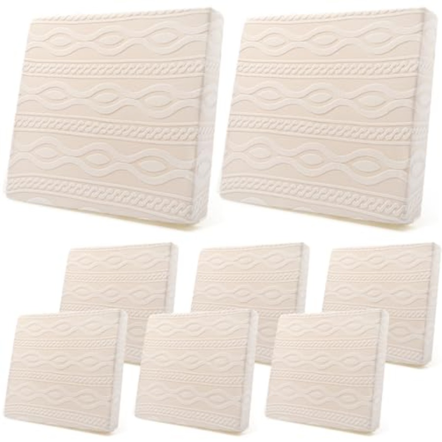 8Pcs Stretch Patio Cushion Cov - Outdoor Furniture Covers review and price