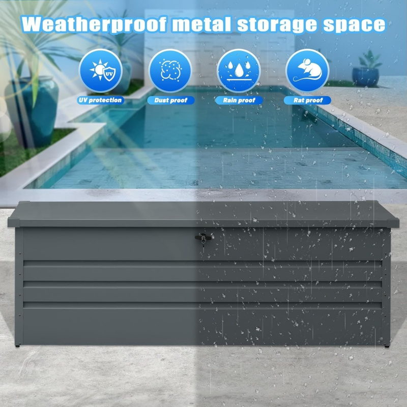 2026 New：260 Waterproof Outdoo - Garden Storage Box review and price