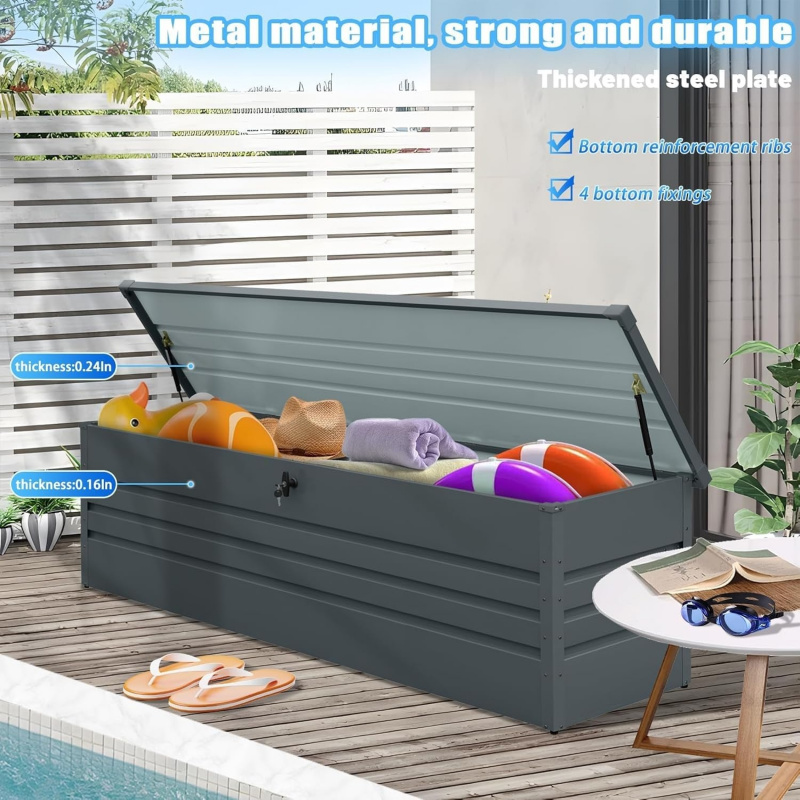 2026 New：260 Waterproof Outdoo - Garden Storage Box review and price