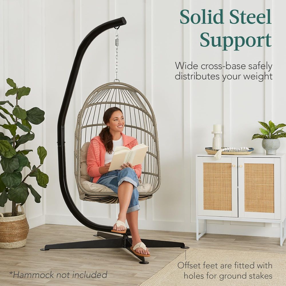 Choice Products Metal Hanging  - Hammock With Stand review and price