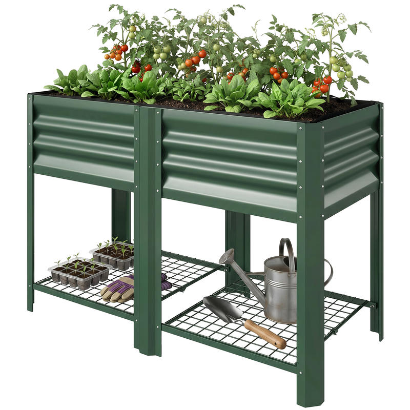 Outsunny Raised Garden Bed Gal - Garden Storage Box review and price