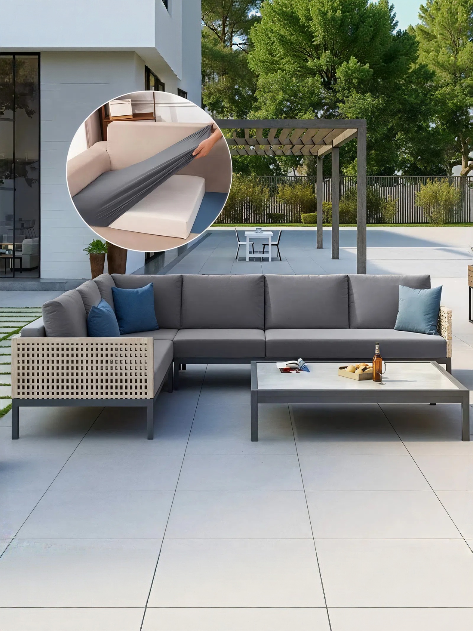 1pc Outdoor solid-color milk s - Outdoor Furniture Plans review and price