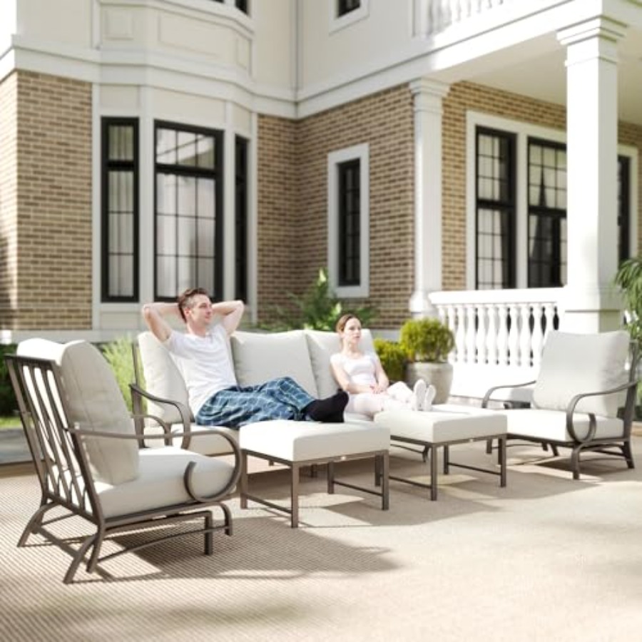 5 Piece Patio Furniture Set wi - Outdoor Furniture Diy review and price