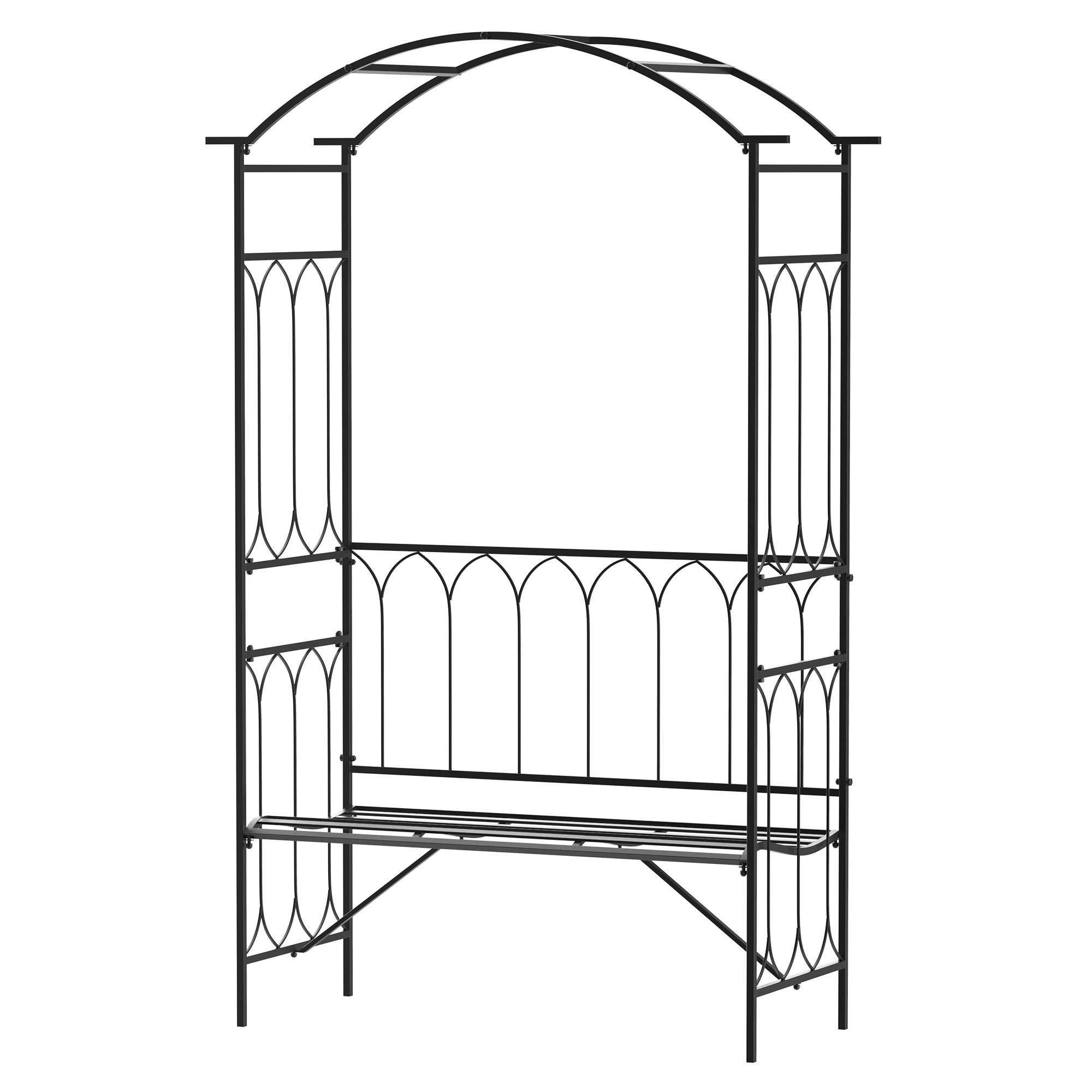 45” Steel Metal Outdoor Garden - Outdoor Furniture Diy review and price