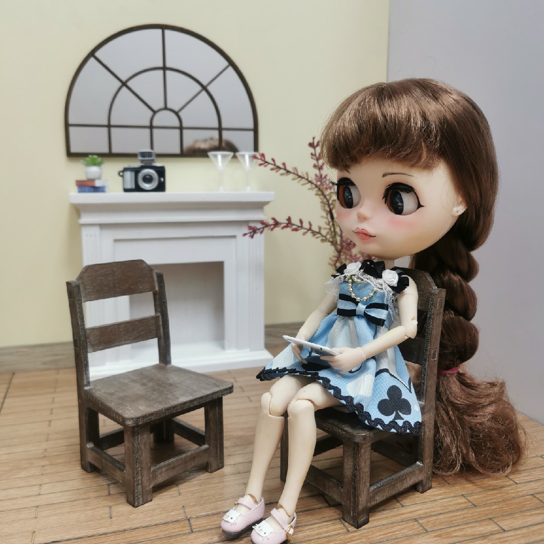 1/6 Doll House Model Furniture - Outdoor Furniture Vintage review and price