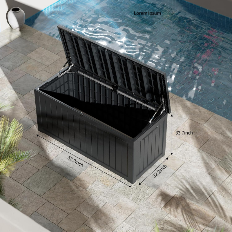 2026 New：270 Lockable Resin Ou - Garden Storage Box review and price