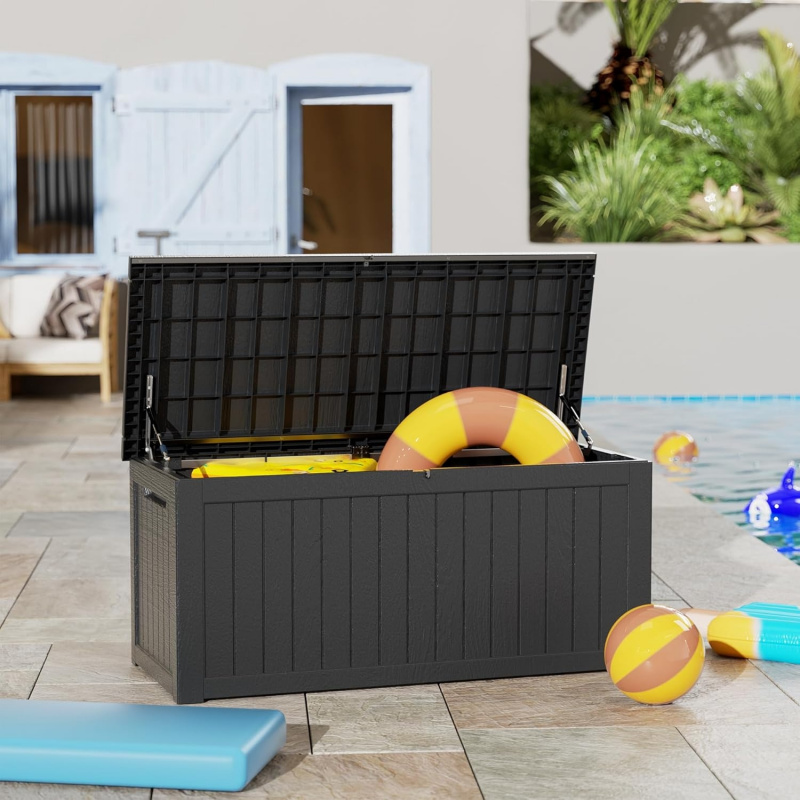 2026 New：270 Lockable Resin Ou - Garden Storage Box review and price