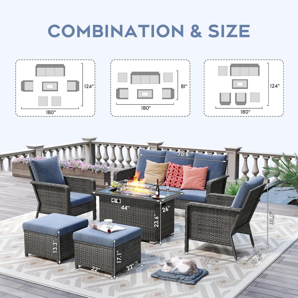Outdoor Patio Furniture Set Wi - Outdoor Furniture And Fire Pit review and price