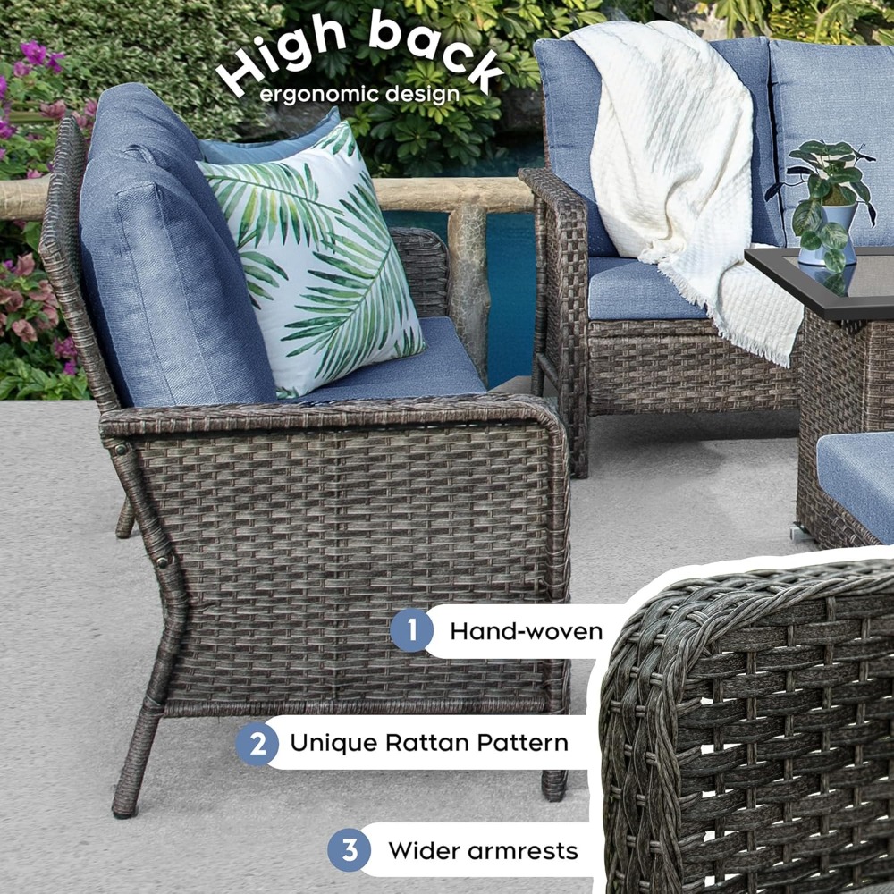 Outdoor Patio Furniture Set Wi - Outdoor Furniture And Fire Pit review and price