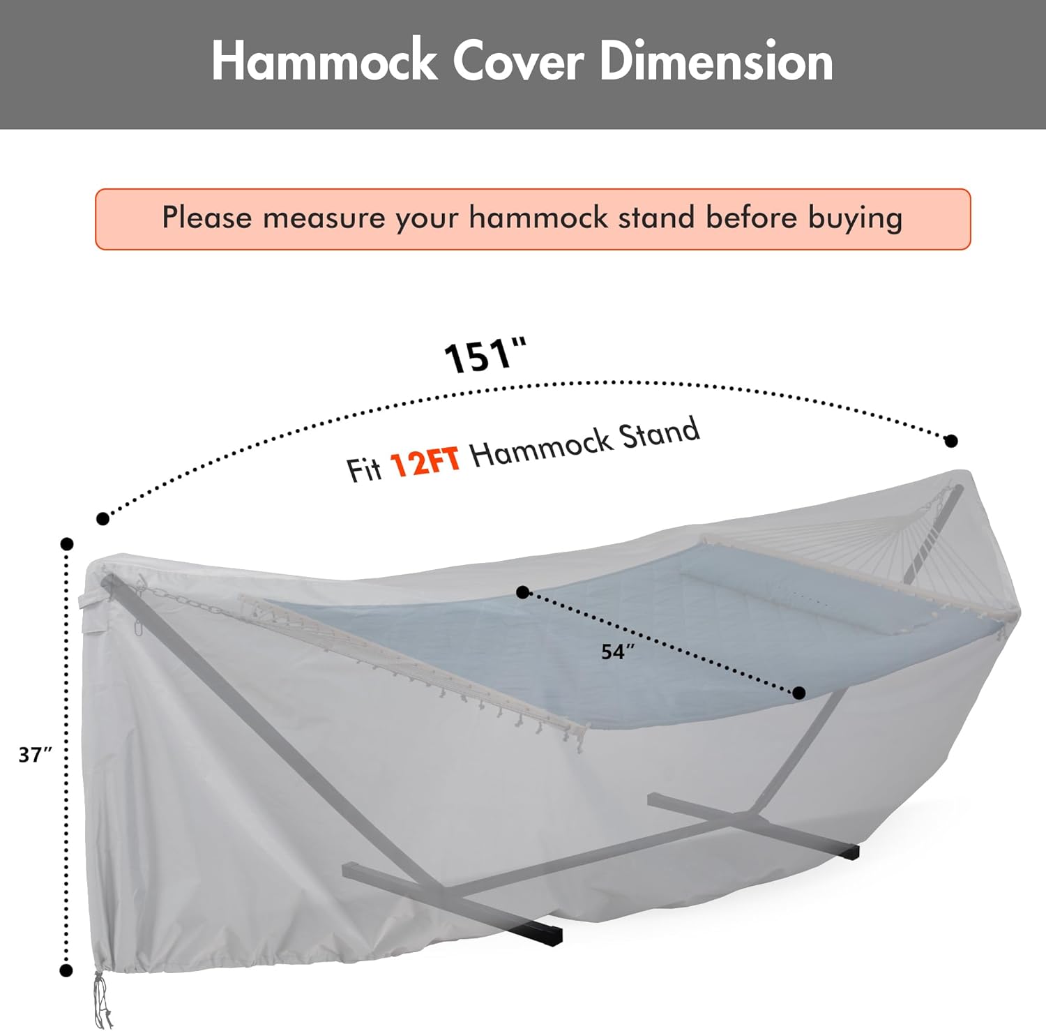 Waterproof Hammock Cover for 1 - Hammock With Stand review and price
