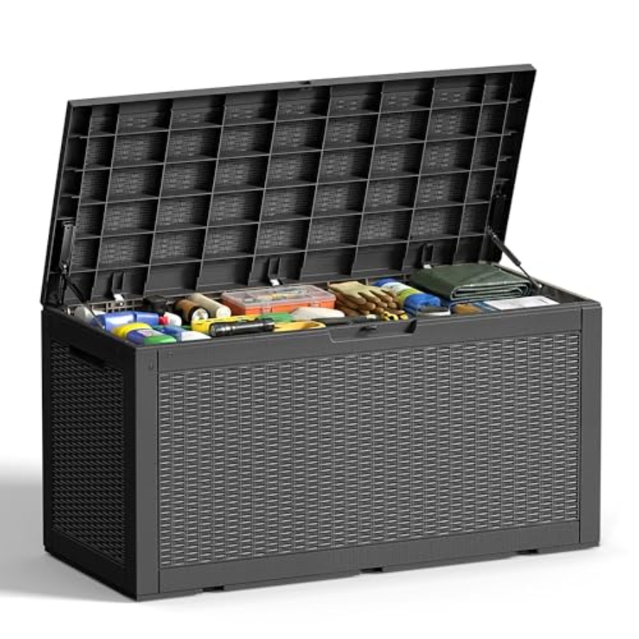 100-Gallon Outdoor Storage Box - Garden Storage Box review and price