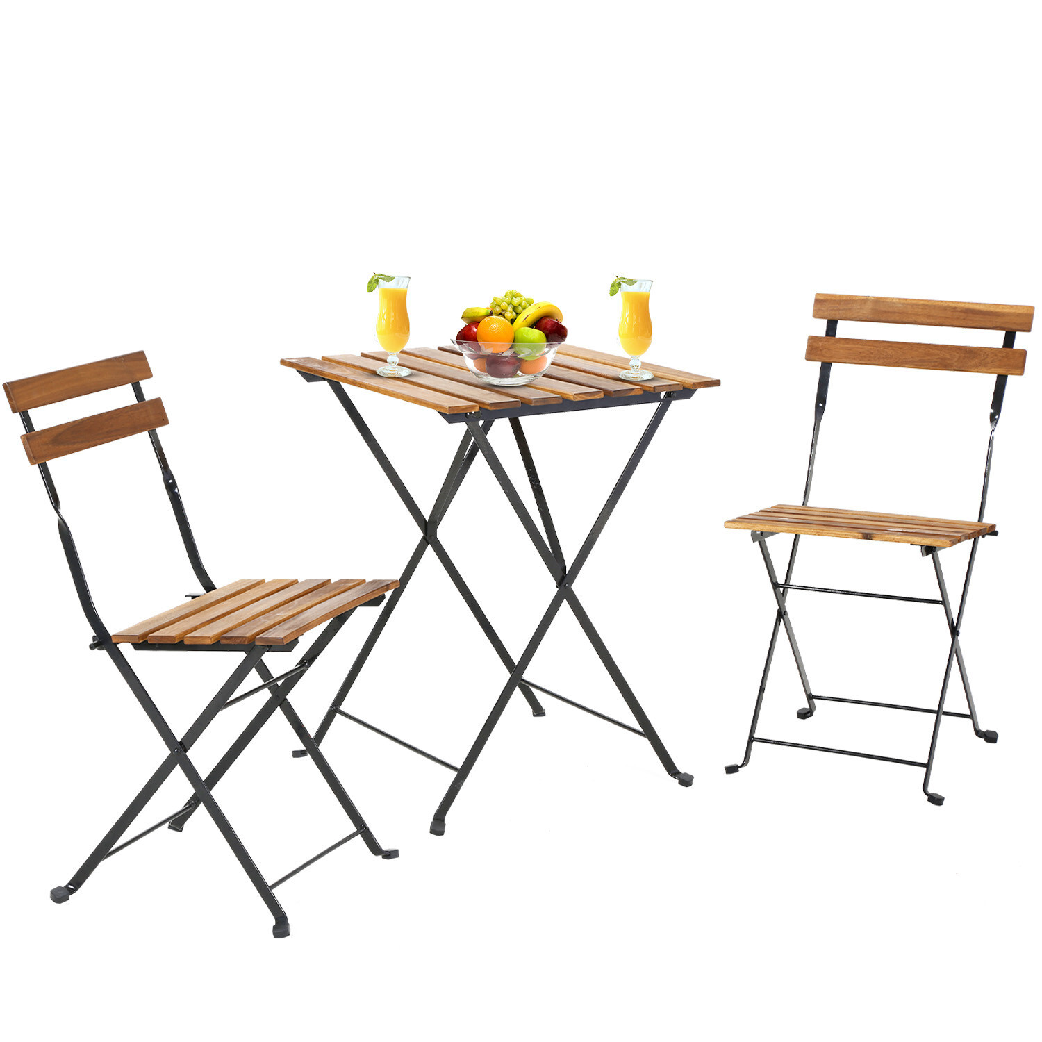 3 Pieces Bistro Set Outdoor Fu - Outdoor Furniture Vietnam review and price