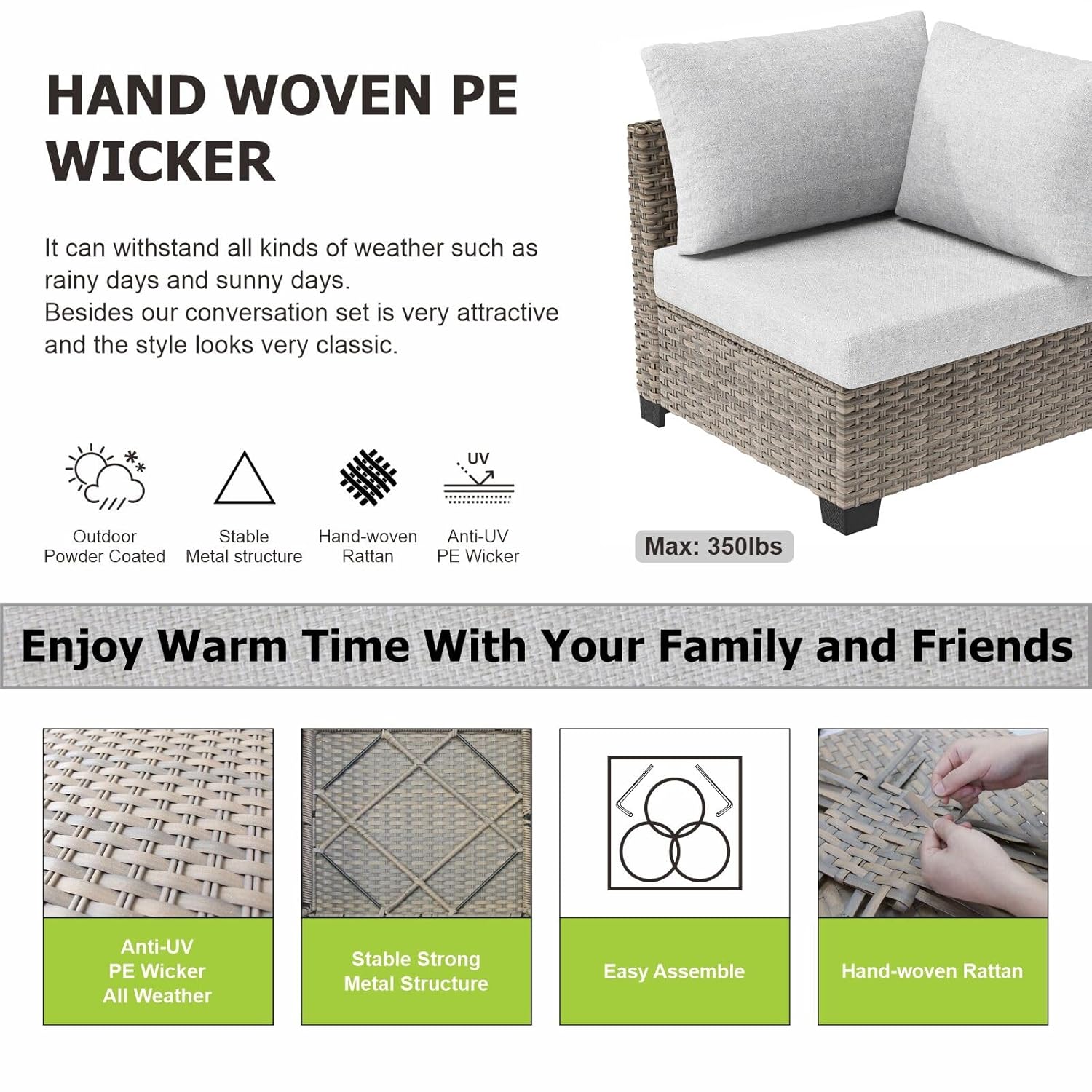 7 Piece Outdoor Sectional Sofa - Outdoor Furniture And Fire Pit review and price