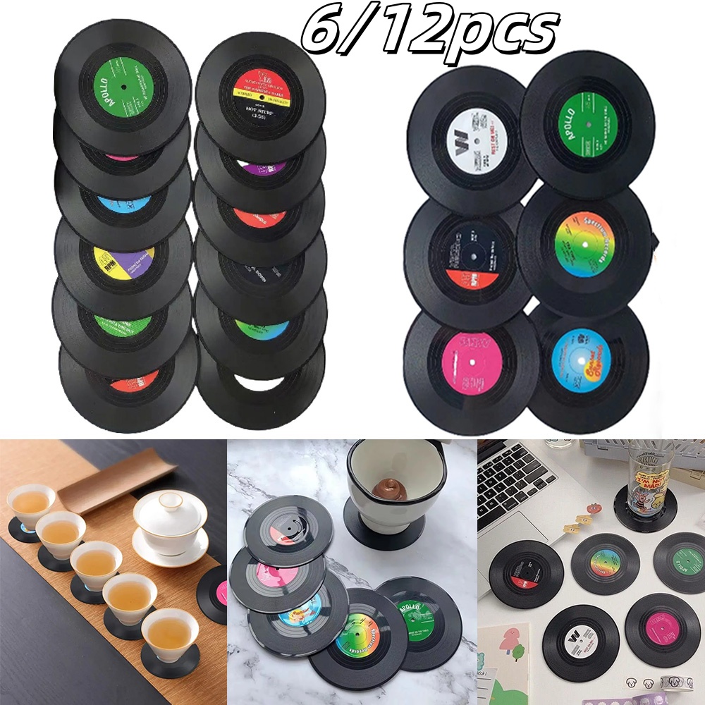 6/12pcs Vintage Mug Coaster Co - Outdoor Furniture Vintage review and price