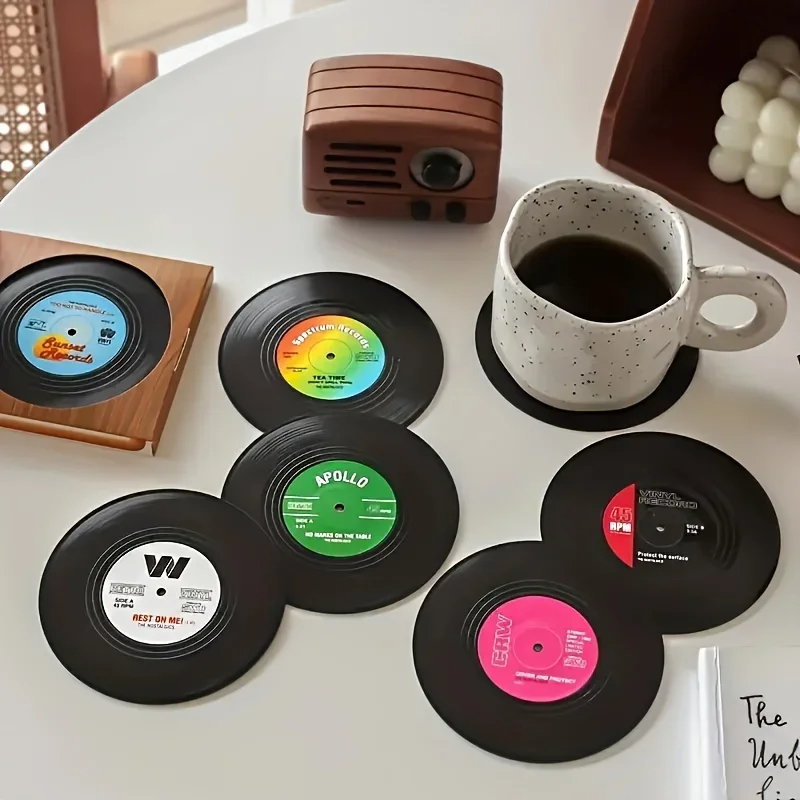 6/12pcs Vintage Mug Coaster Co - Outdoor Furniture Vintage review and price