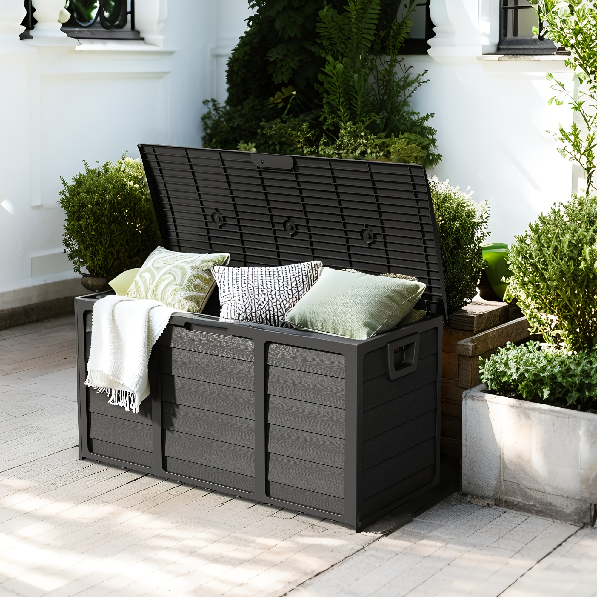 Weatherproof Resin Storage, 75 - Garden Storage Box review and price