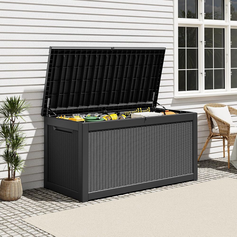Weatherproof and UV-Resistant  - Garden Storage Box review and price