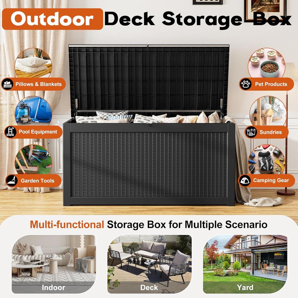 Weatherproof and UV-Resistant  - Garden Storage Box review and price