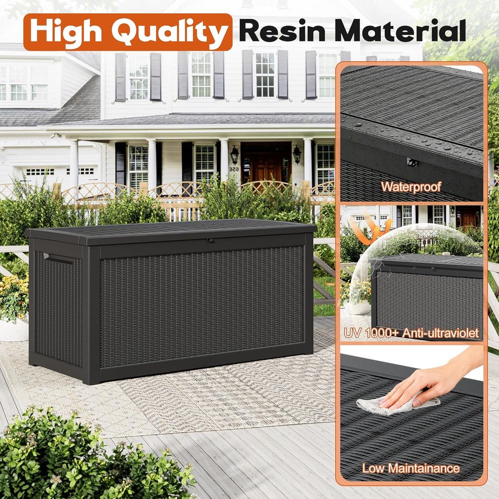 Weatherproof and UV-Resistant  - Garden Storage Box review and price