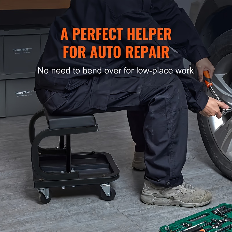 Mechanic chair with tool tray, - Outdoor Furniture Diy review and price