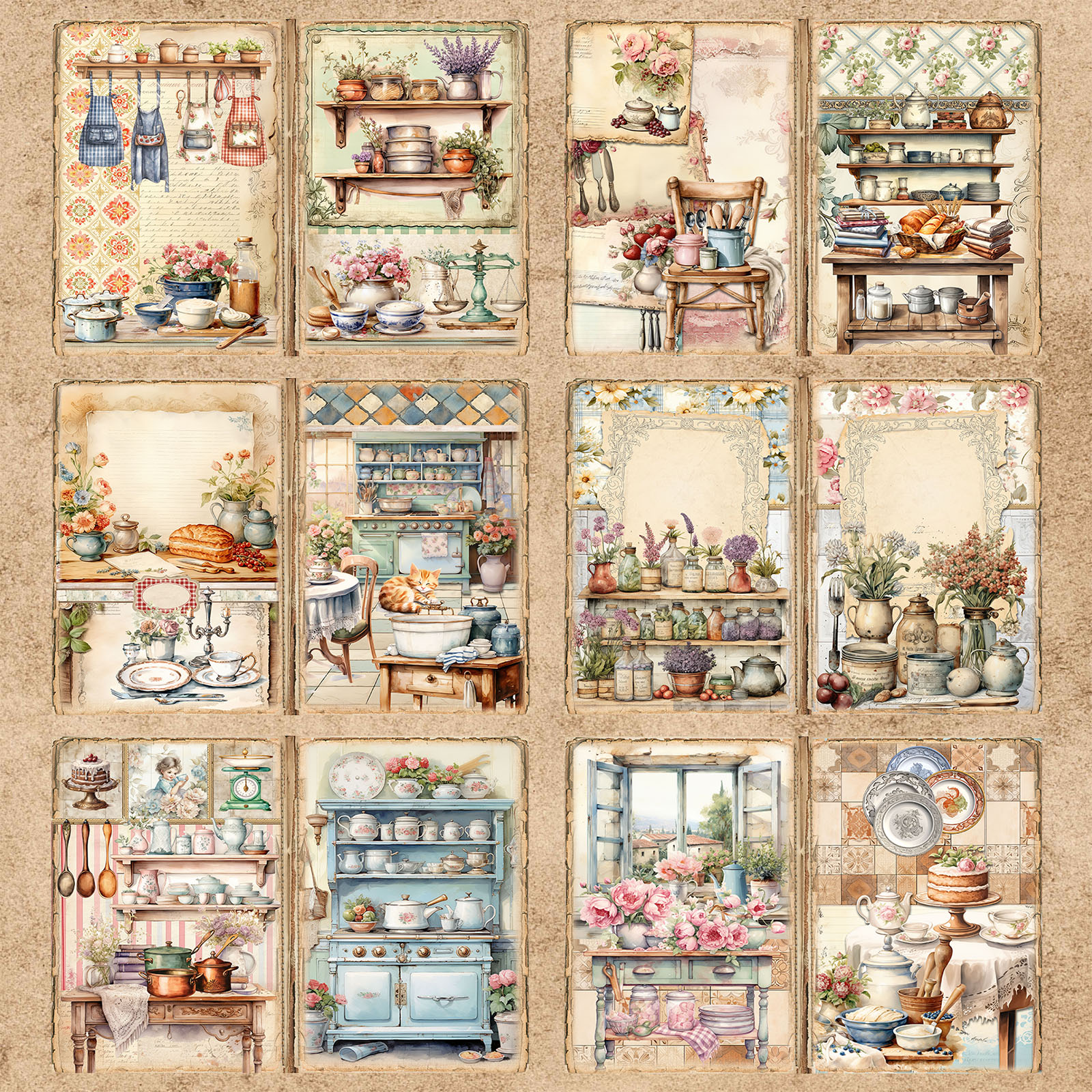 10 Sheets A5 Size Retro Cabine - Outdoor Furniture Vintage review and price