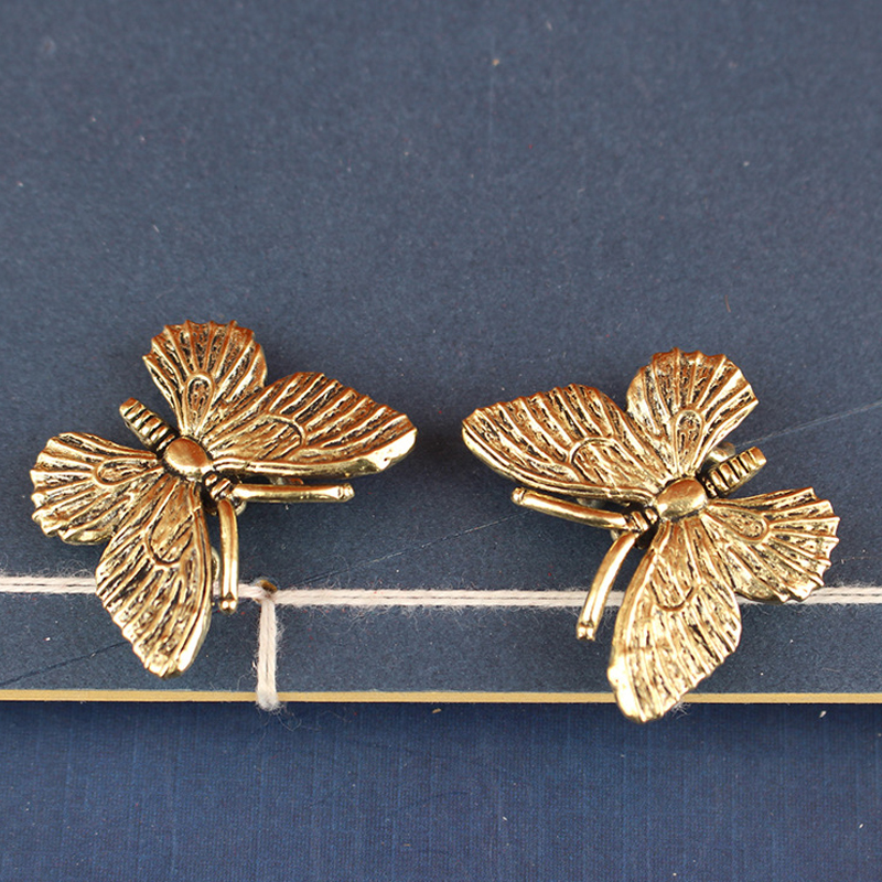 Brass Butterfly Statue, Insect - Outdoor Furniture Vintage review and price