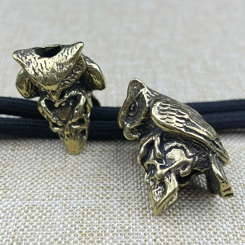Brass Owl Skull Head White EDC - Outdoor Furniture Diy review and price