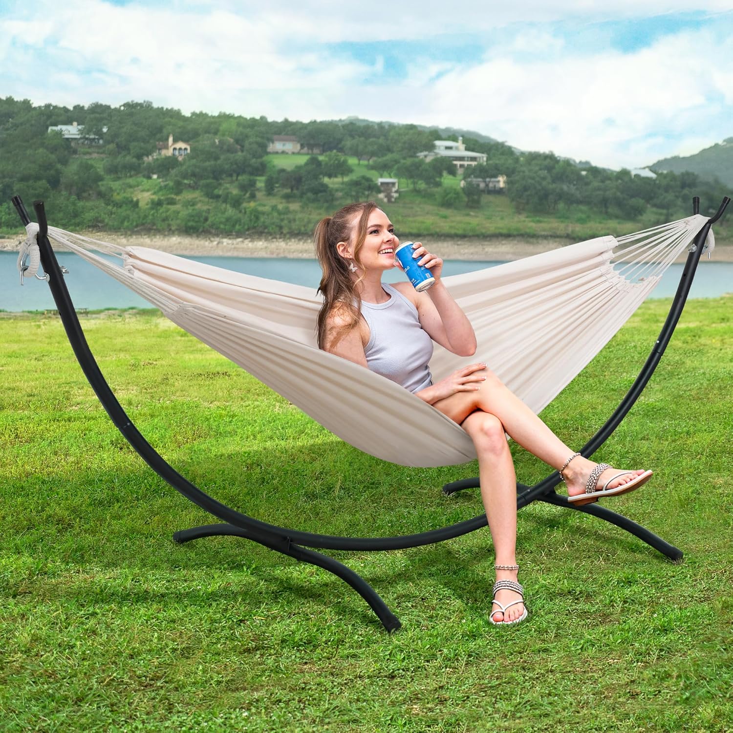 Portable Outdoor Hammock with  - Hammock With Stand review and price