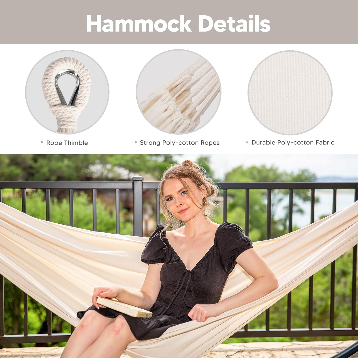 Portable Outdoor Hammock with  - Hammock With Stand review and price