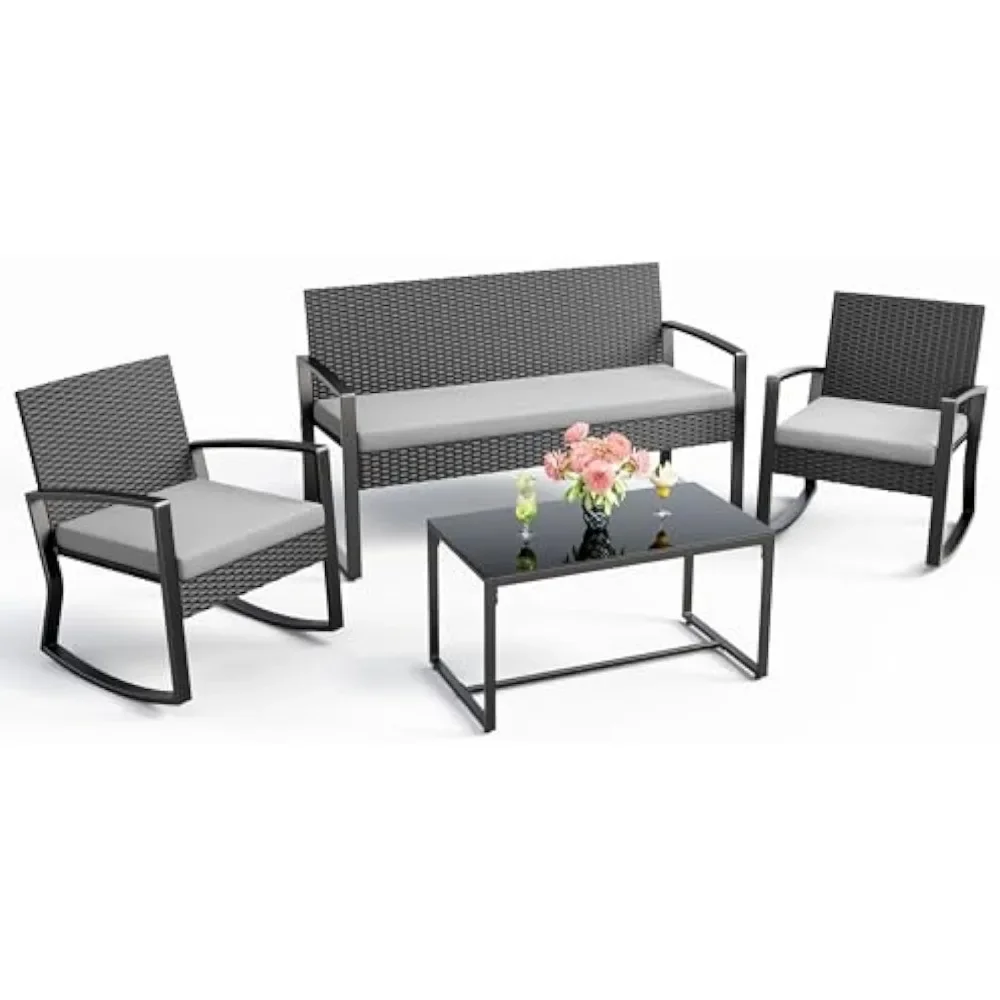 4 Piece Outdoor Patio Furnitur - Outdoor Furniture Bali review and price
