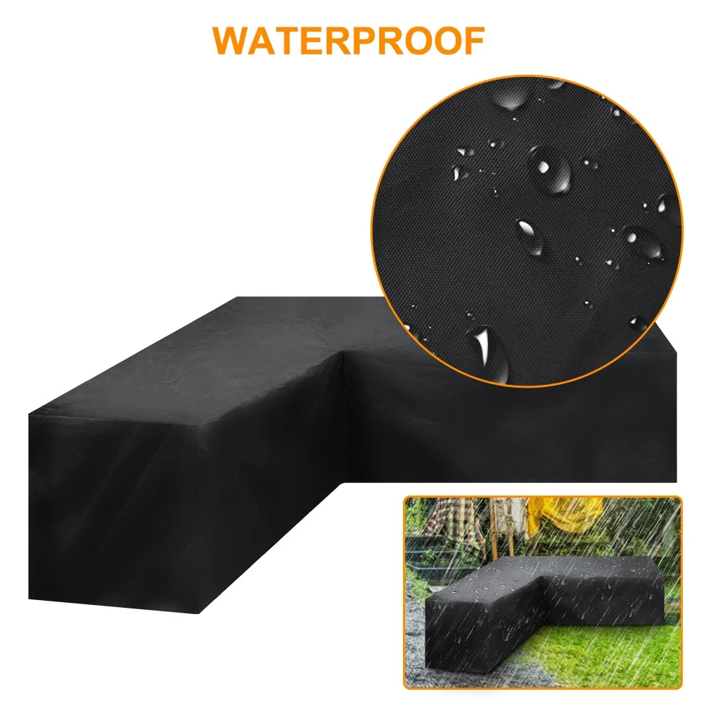 L-Shaped Furniture Cover Multi - Outdoor Furniture Cover Xl review and price