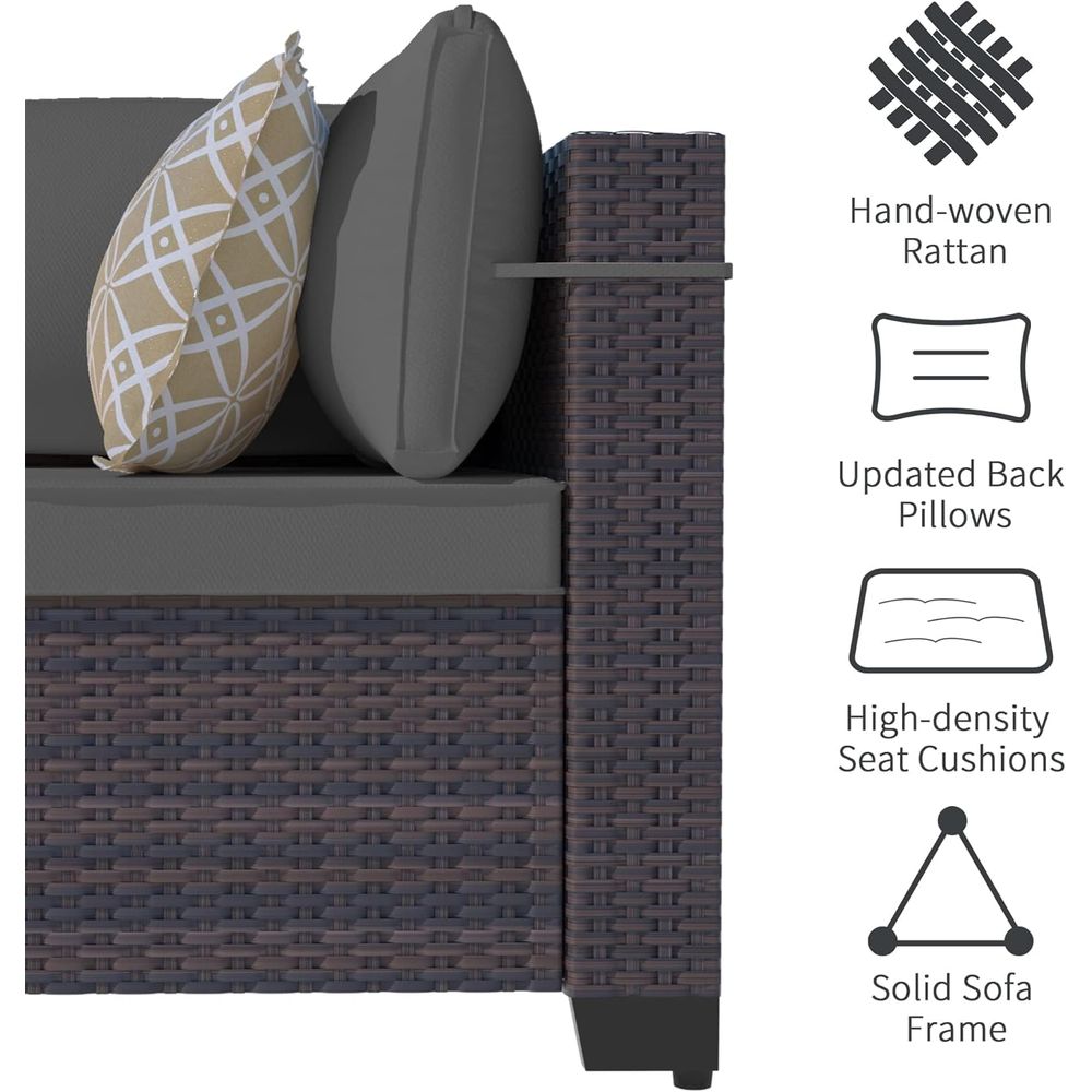 13-Piece Outdoor Sectional Pat - Outdoor Furniture And Fire Pit review and price