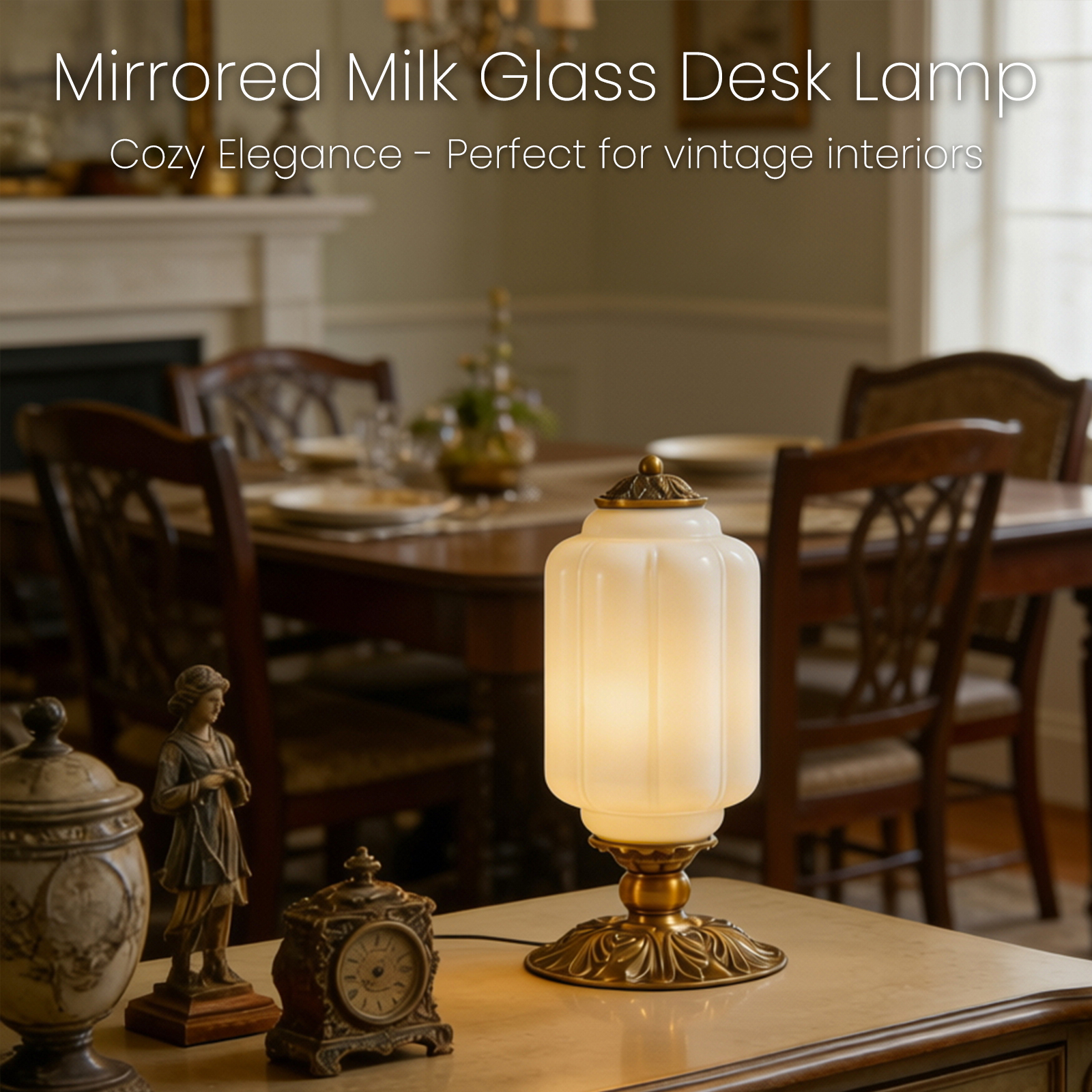 Nordic Vintage Milk Glass Tabl - Outdoor Furniture Vintage review and price