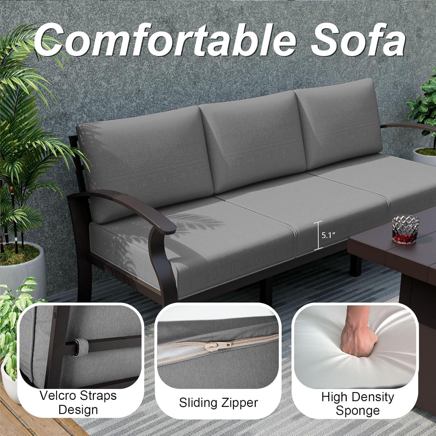 Aluminum Patio Furniture Set w - Outdoor Furniture On Sale review and price