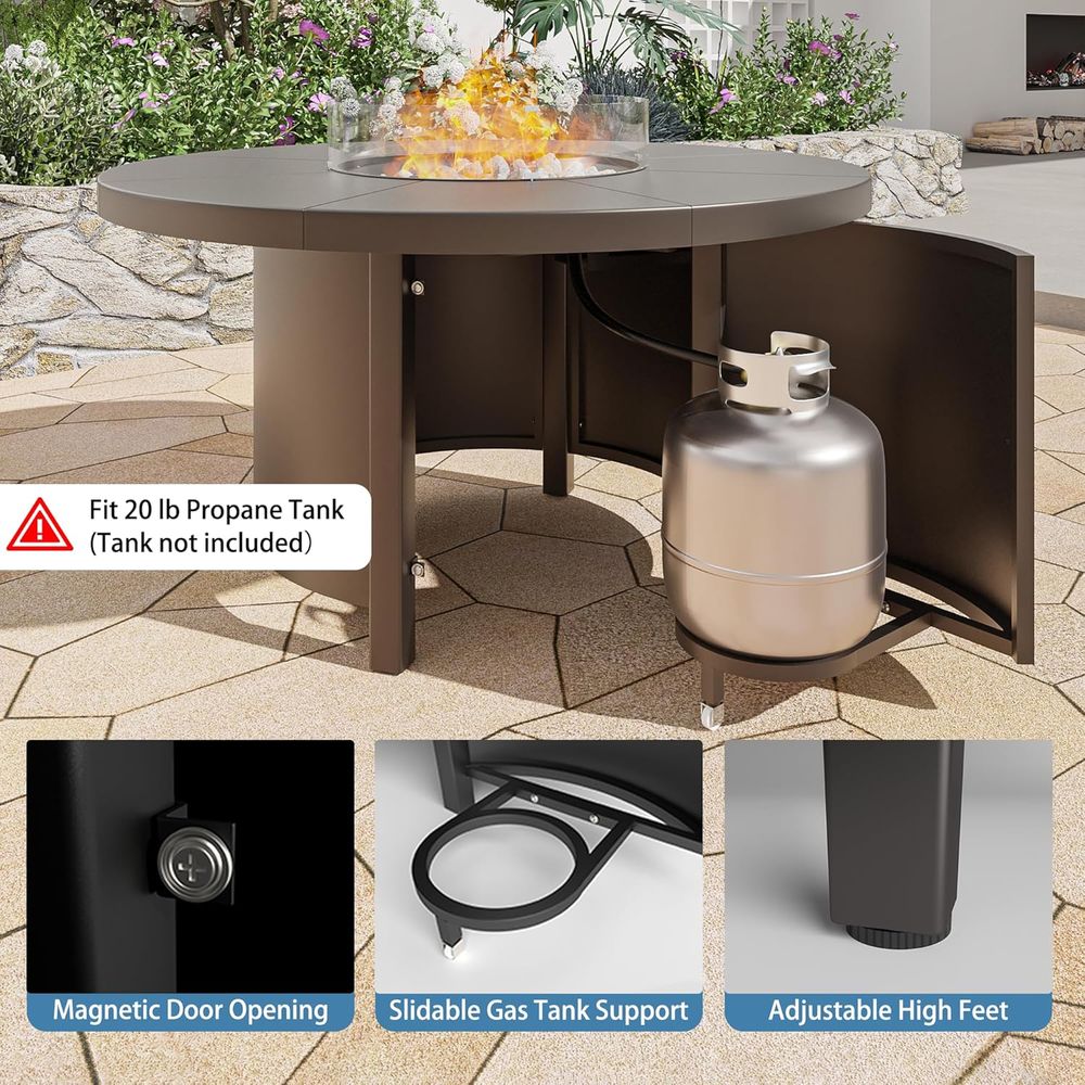 7-Piece Outdoor Patio Furnitur - Outdoor Furniture And Fire Pit review and price