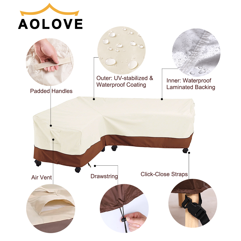 Outdoor L Shape Corner Sofa Co - Outdoor Furniture Cover Xl review and price