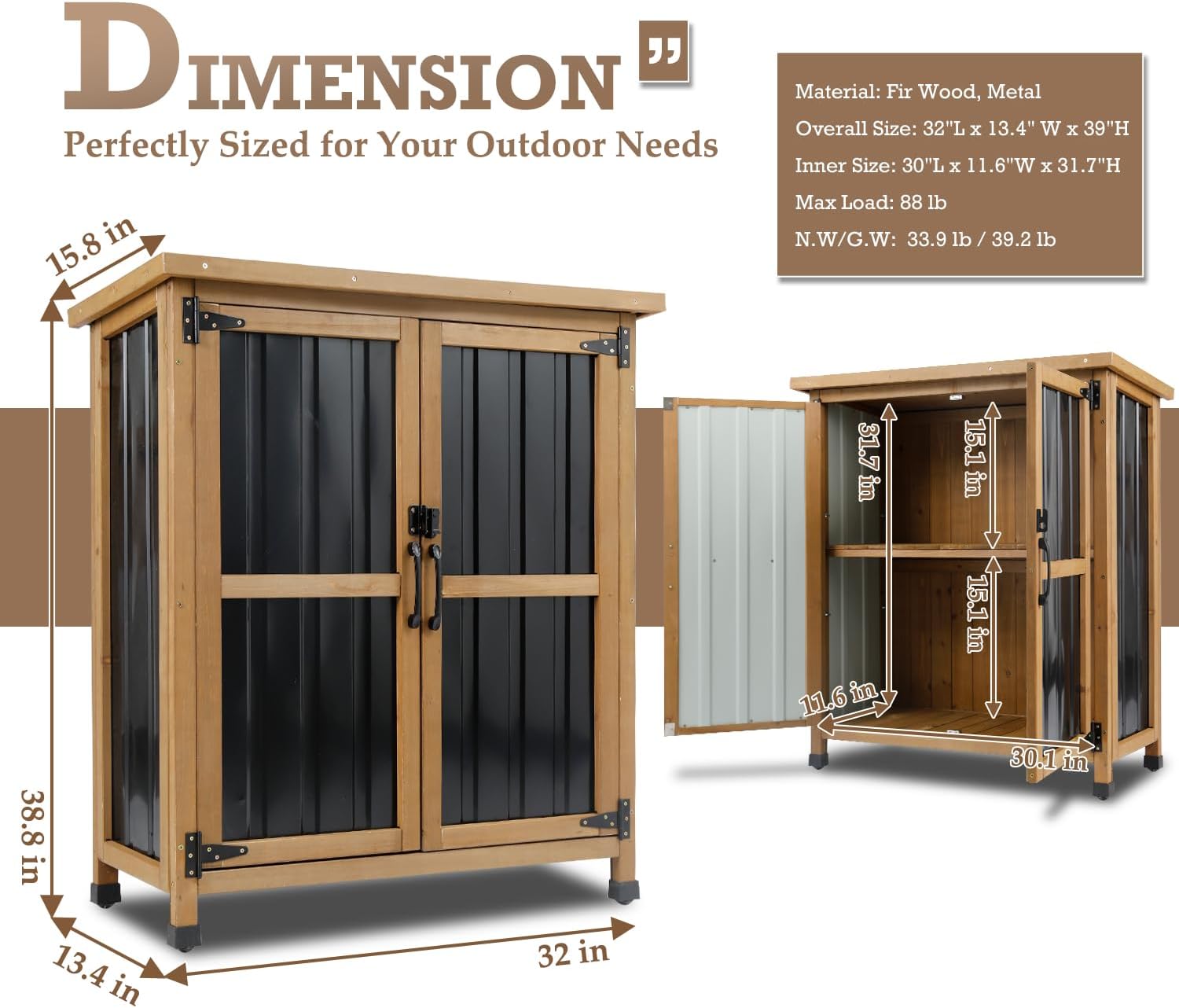 Petscosset Outdoor Storage She - Outdoor Furniture On Sale review and price