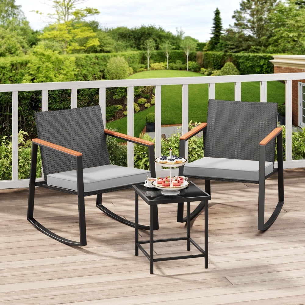 3 Piece Outdoor Patio Wicker F - Outdoor Furniture On Sale review and price