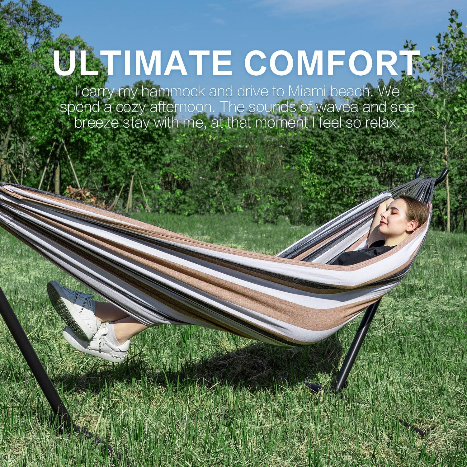 Double Hammocks with Stand for - Hammock With Stand review and price
